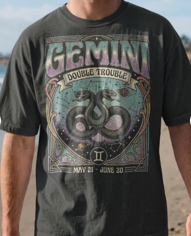 Vintage Zodiac Graphic Tee