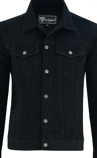 Heavyweight Black Denim Jacket