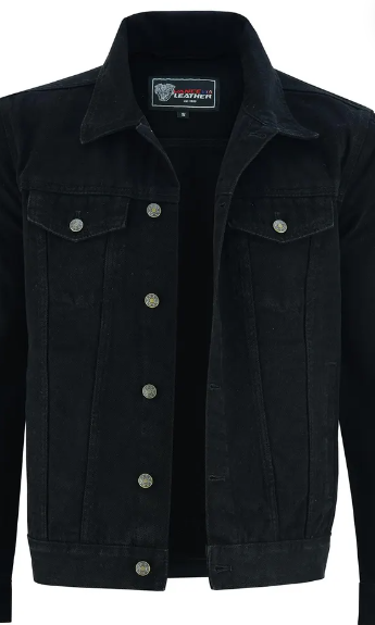 Heavyweight Black Denim Jacket